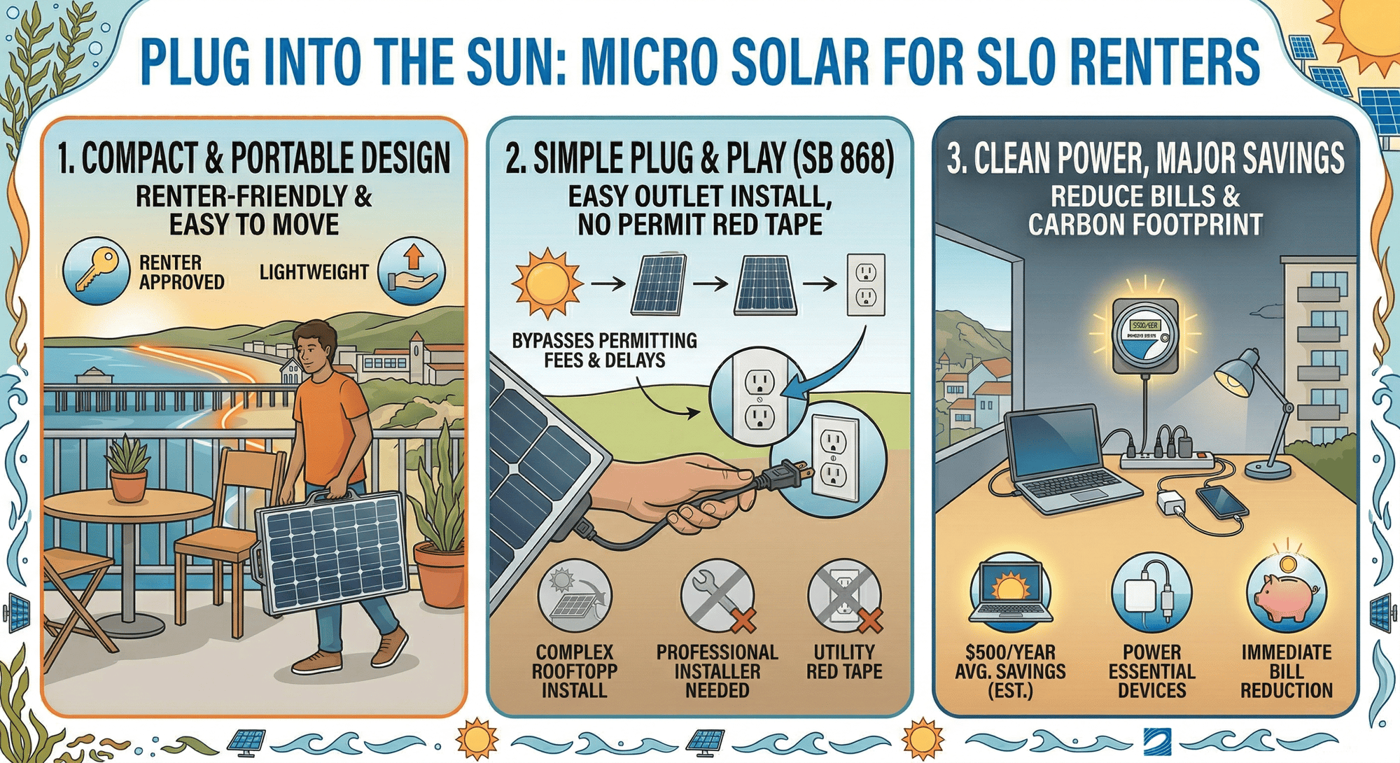 SLO - Balcony Solar SLO - Balcony Solar