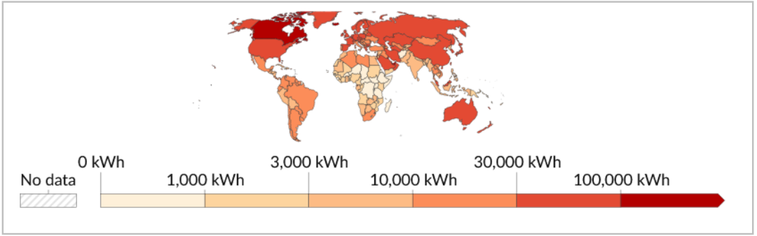 SLO - Global Energy Consumption Map SLO - Global Energy Consumption Map